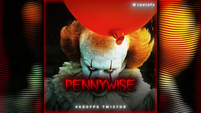 PENNYWISE | IT 2017 | 4K60FPS TWIXTOR | FREE CLIPS