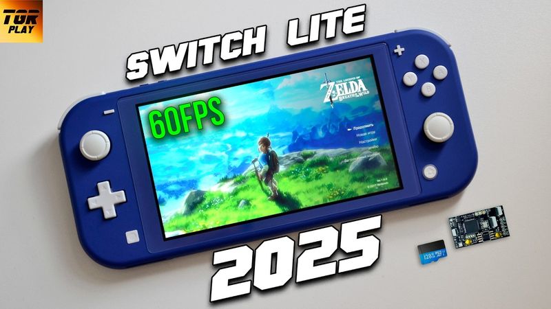 Nintendo SWITCH Lite в 2025. Обзор, чиповка, прошивка, настройка, игры