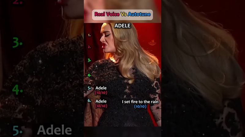 No autotune Vs Autotune ( ADELE Version )  #beatboard #bestmusic #autotune