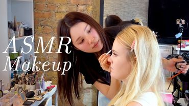 ASMR Korean Style Old Money Soft Glam Makeup (Unintentional ASMR)