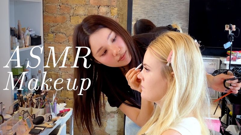 ASMR Korean Style Old Money Soft Glam Makeup (Unintentional ASMR)