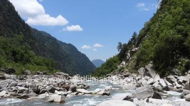 Pindari torrent, Sunderdhunga valley in the Jageshwar and Almora region of Kumaon, Uttarakhand