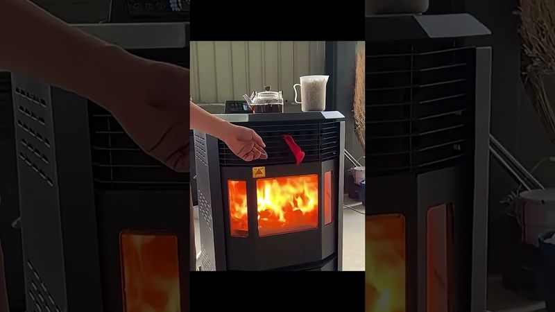 Японские печи без дымохода! 🚫🔥 Удивительная технология отопления #viral #shorts #viralshort #Русский