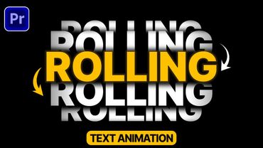 Smooth Scrolling Text Animation in Premiere Pro | Rolling Text Animation Tutorial