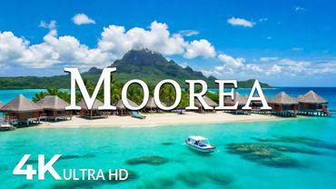 Moorea 4K UHD - Scenic Relaxation Film With Calming Music - 4K Video Ultra HD