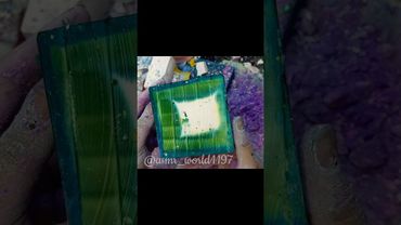 The Green #oddlysatisfying #crunchycrumbles #relax #soap #slime #satisfying #viralvideo