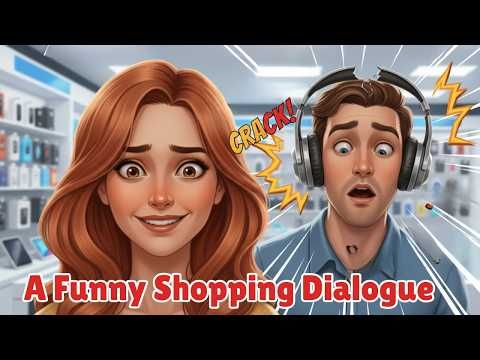 Learn English with Conversation and  Shadowing | Quality or Price struggle  | Funny English Dialogue
