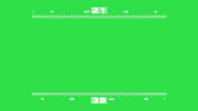 Часы Первого канала - линейка (Хромакей, 60 FPS)