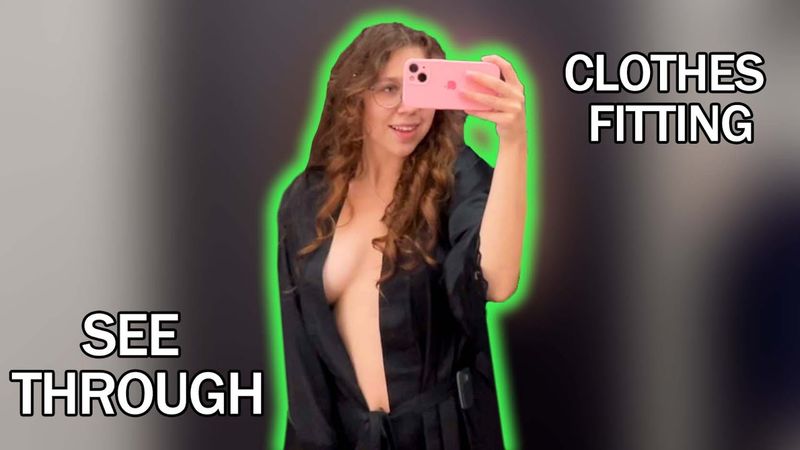 Try On Haul: See-through Clothes and Fully Transparent Women Lingerie | Very revealing! 🍑🔞