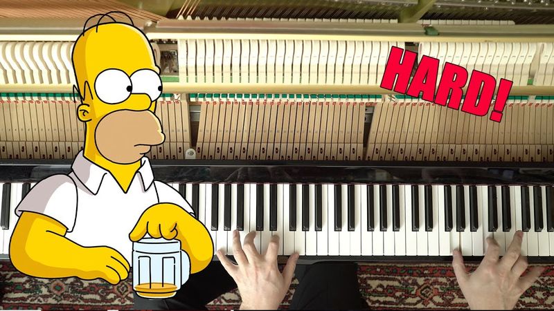 The Simpsons Theme on Piano