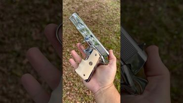 The gun you start with in bo1 zombies 😂❤️ nickel plated colt custom 38 super