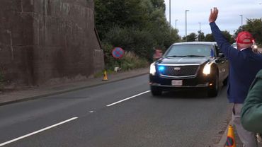 US President Trump arrives in Turnberry to visit Scottish golf course | AFP