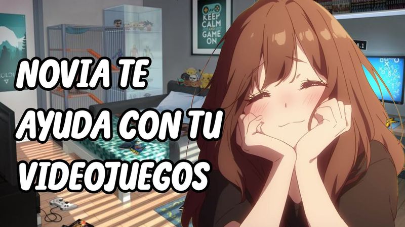 ASMR Novia | Te ayudo a organizar tus videojuegos | Soft Spoken| Roleplay | Kaz RP 🦋