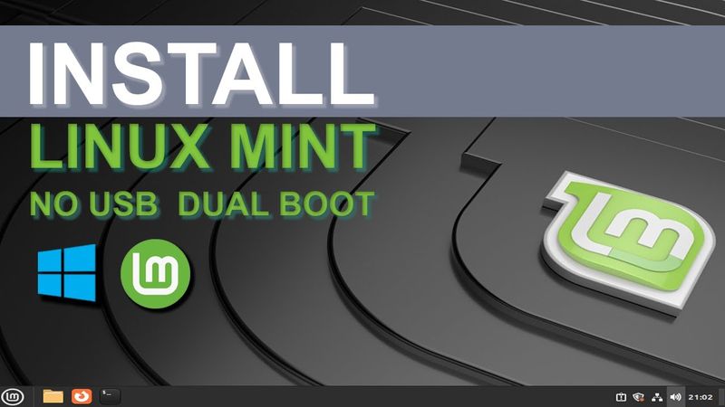 How To Install Linux Mint Without USB Drive | Dual Boot With Windows | UEFI