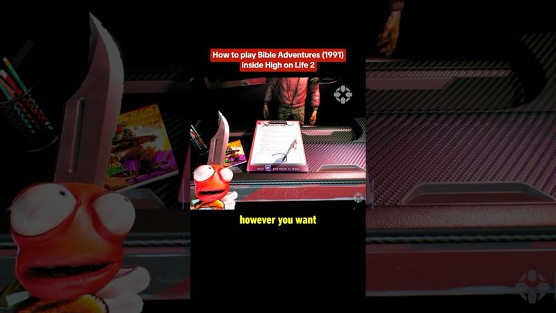 Bible Adventures is a real NES game that you can play in High on Life 2! #gamescom2025 #highonlife2