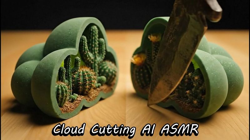 What's Hiding Inside These Surreal Clouds? | Oddly Satisfying AI ASMR