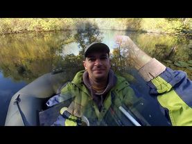 Поплавок в последние теплые дни I Карась клюет в кувшинках