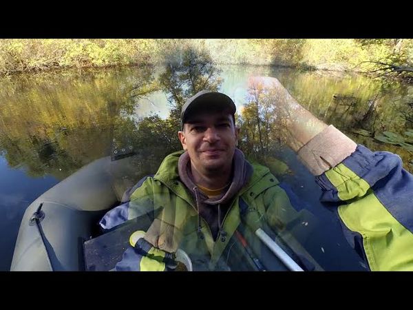 Поплавок в последние теплые дни I Карась клюет в кувшинках