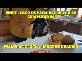 EMETSUKI LE HACE UN PASTEL A LA MAMÁ DE GLOGLO POR SU CUMPLEAÑOS