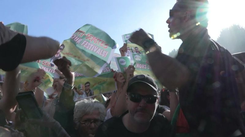 Kneecap performs at Rock en Seine festival in defiance of objections | AFP