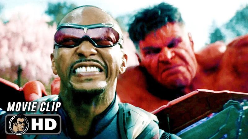 Red Hulk Vs Sam Wilson - Final Fight Scene | CAPTAIN AMERICA: BRAVE NEW WORLD (2025) Movie CLIP HD
