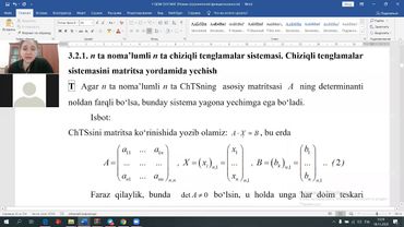 iqtisodchilar uchun matematika 3 ma'ruza
