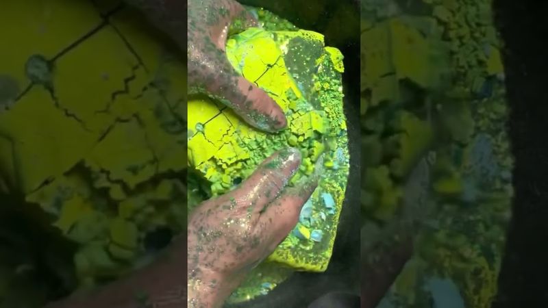 Crispy Pasted Fresh Chalk