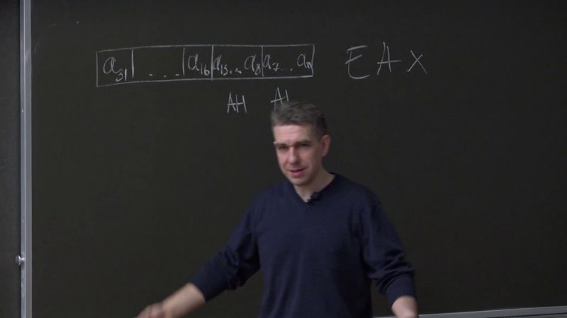 Падарян В. А. - Архитектура ЭВМ и язык ассемблера - Лекция 2