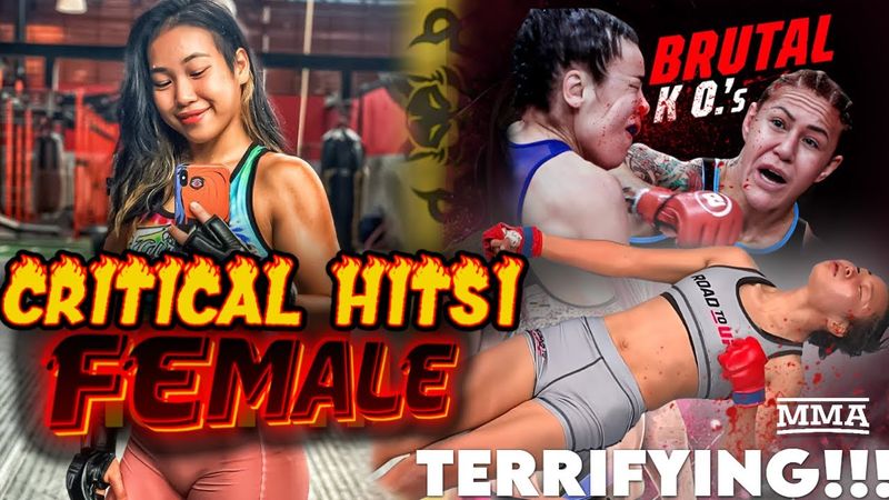 THE SCARIEST LOOKING FEMALE KNOCKOUTS & FINISHES OF ALL TIME!