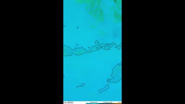 Moment Mount Lewotobi Laki Laki erupts caught by satellite