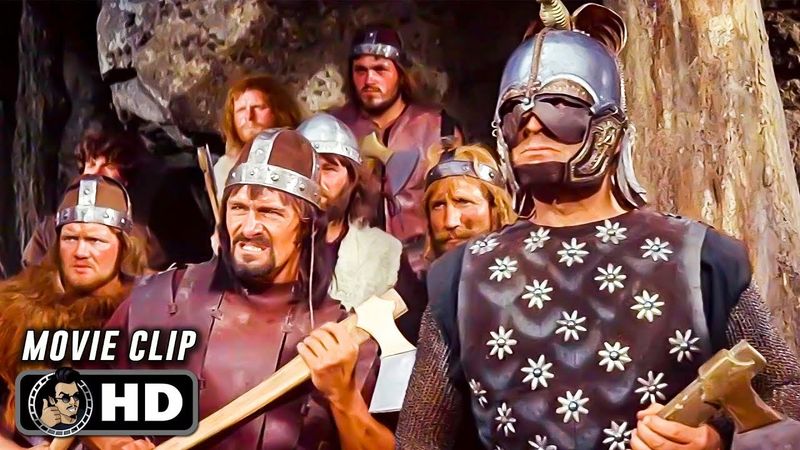 Storm The Castle Scene | THE VIKINGS (1958) Movie CLIP HD