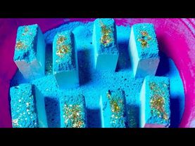 Blue Powdery Topped Chalk Blocks