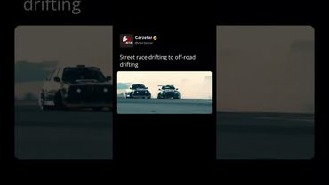 Street race drifting to off-road drifting