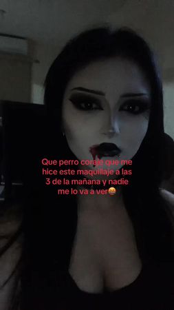 Y luego me tarde un chingo🤬😭 #alt #goth #fyp #makeup #vampire #fyppp 