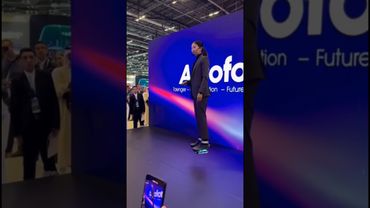 Aerofoot Demo at GITEX 2029 🚀 | The Future of Walking & Flying Shoe #smartshoes #shortvideo