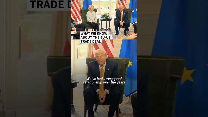 What we know about the EU-US trade deal | AFP #shorts
