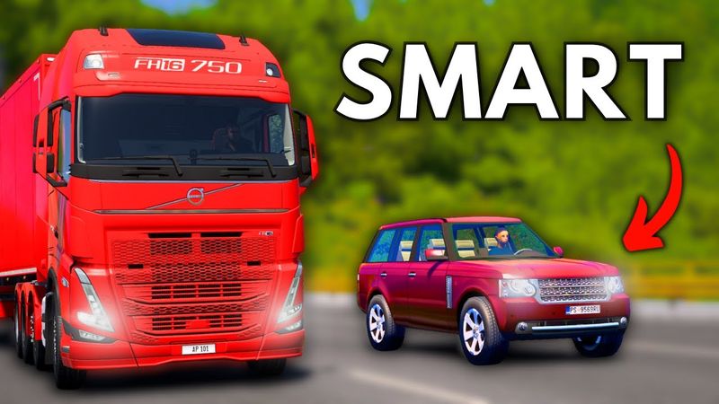 ETS2 AI actually being SMART for 5 Minutes