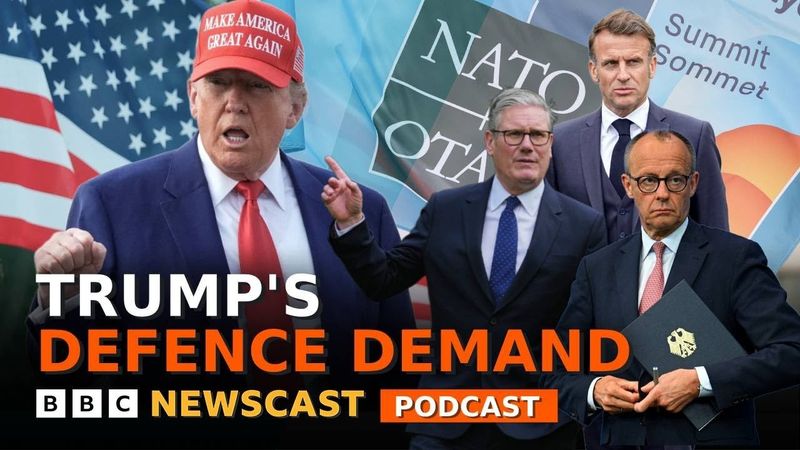 What is Donald Trump hoping to get from this NATO summit? | BBC Newscast