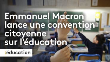 Emmanuel Macron lance une convention citoyenne sur l'éducation