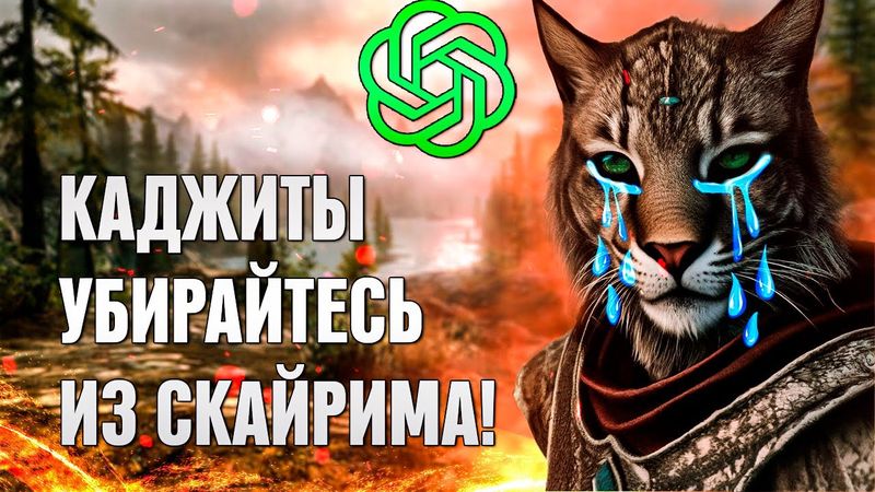 ПОЧЕМУ ВСЕ НЕНАВИДЯТ КАДЖИТОВ (СКАЙРИМ С НЕЙРОСЕТЬЮ)