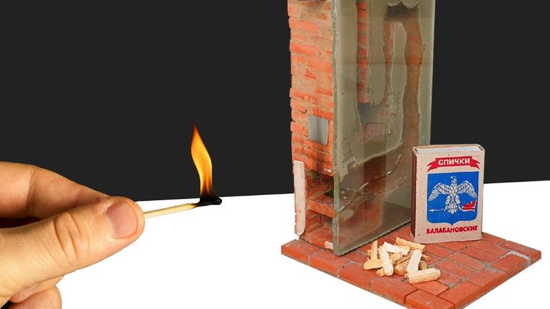 ✅ Работа Отопительной Печи в разрезе!