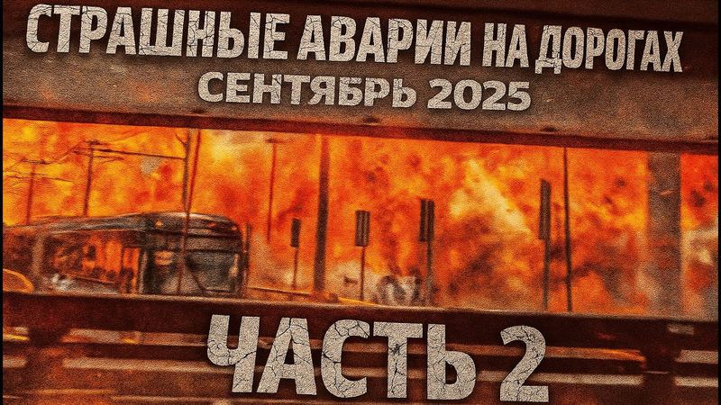 Моментальные АВАРИИ и драки на дорогах – сентябрь 2025! ПОДБОРКА ЧАСТЬ 2 #авария #дтп  #car