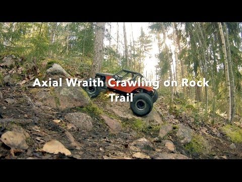 Bishop's RC Crusade - Axial Wraith Crawling on Rock Trail