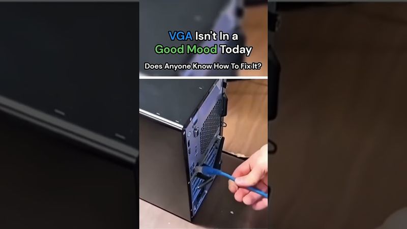 Does Anyone Know How To Fix It???  #gaming  #shorts #pc #gamingpc #pcbuild #meme #memes #fyp #funny