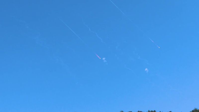 Missiles streak across West Bank sky as Iran fires new salvo at Israel | AFP