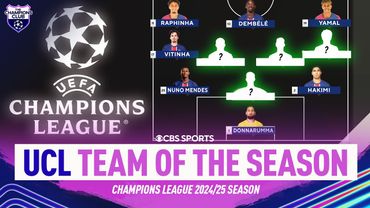 SELEÇÃO DA TEMPORADA da Liga dos Campeões da UEFA de 2025 | Dembélé, Raphinha, Yamal e muito mais...