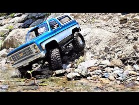 RC Car Traxxas TRX4 K5 Blazer Creek Rock Trail Ride