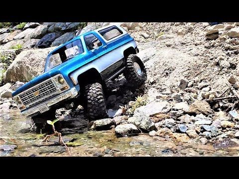 RC Car Traxxas TRX4 K5 Blazer Creek Rock Trail Ride