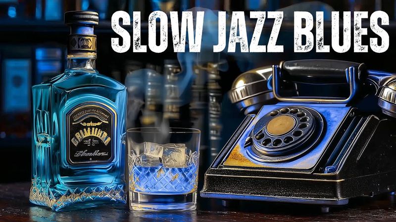 Notte di Blues Malinconico e Whiskey - Musica Blues Lenta e Profonda per Rilassarsi