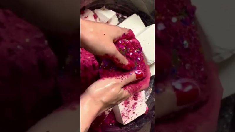 Pink Saturated & Plain Fresh Chalk